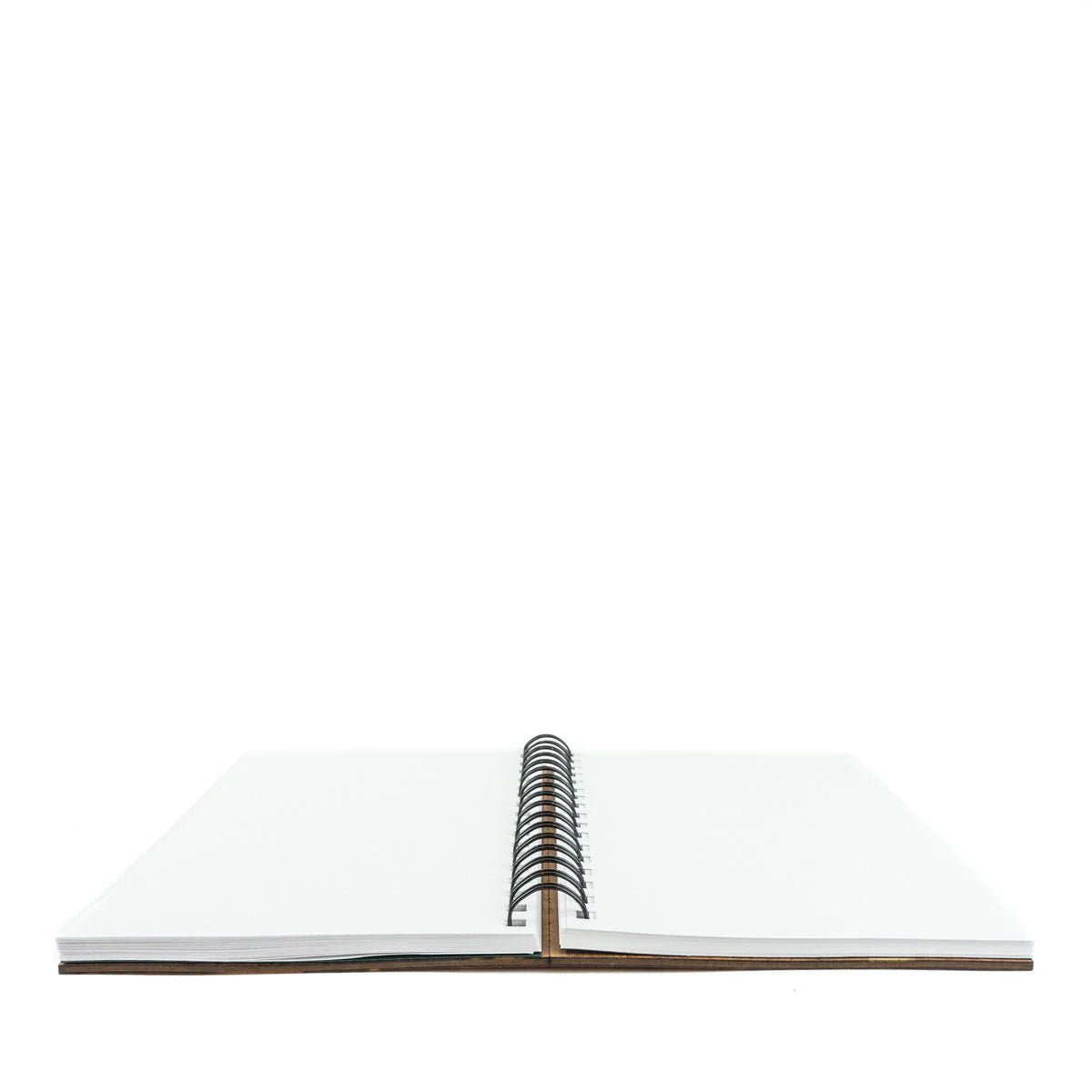 Customizable Wood Spiral Journal